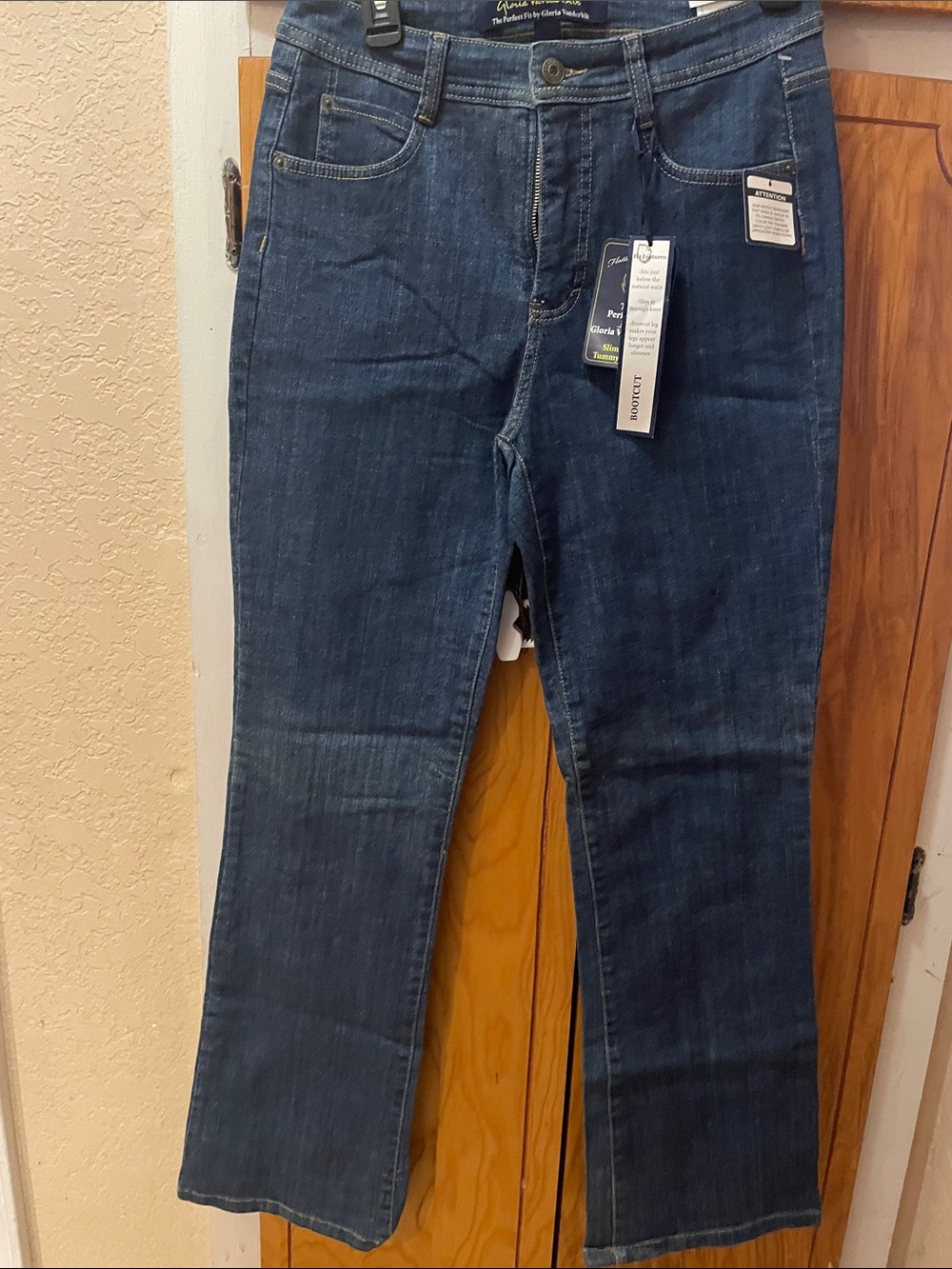 Gloria Vanderbilt Dark Blue Boot-Cut Jeans